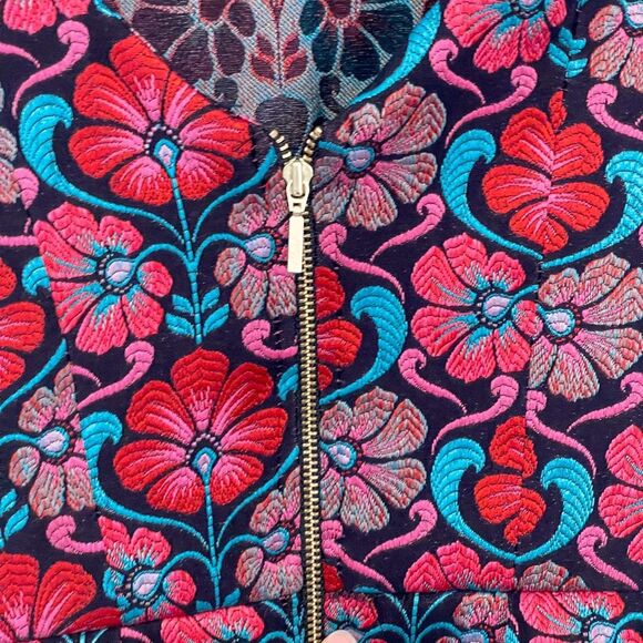 Closet London Floral Embroidered Mini Dress Size 4 - Picture 5 of 10